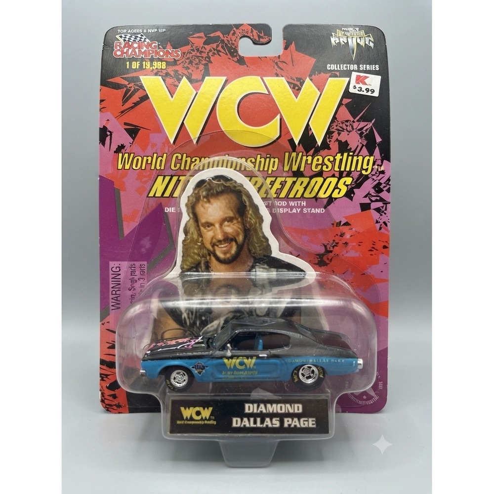 Racing Champions WCW Nitro Streetrods Diamond Dallas Page DDP Die-Cast Car New
